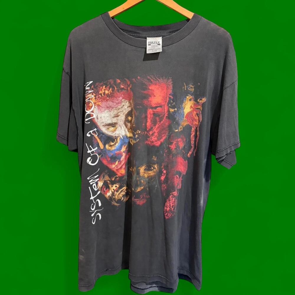 1997 System of a Down “Searching for Satellite Signal” Album Vintage TShirt